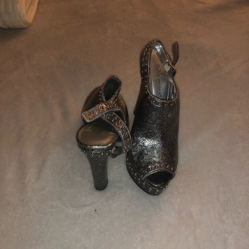 BCBG studded heels